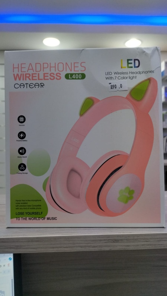 HEADPHONES WIRELESS L400 سماعات رأس لاسلكية L400