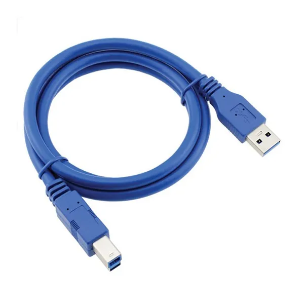 USB A COMPUTER PRINTER CABLE A to B PLUG for EPSON LEXMARK CANON HP 1.5M BLUE