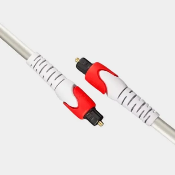 JSJ Toslink Hifi Cable Audio Video Cable 24k Gold Plugs (JB-C62-1/1.5M)